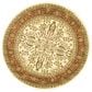 Safavieh Lyndhurst LNH214 5"3" Round Ivory and Rust Area Rug, , large