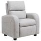 Eastern Shore Jordan Kids Push Back Recliner in Fog, , large