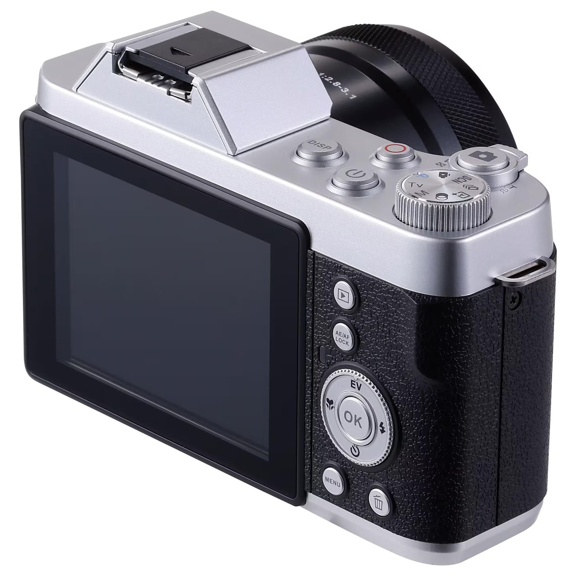 Vivitar 4K 60x Optical Zoom Camera in Silver and Black