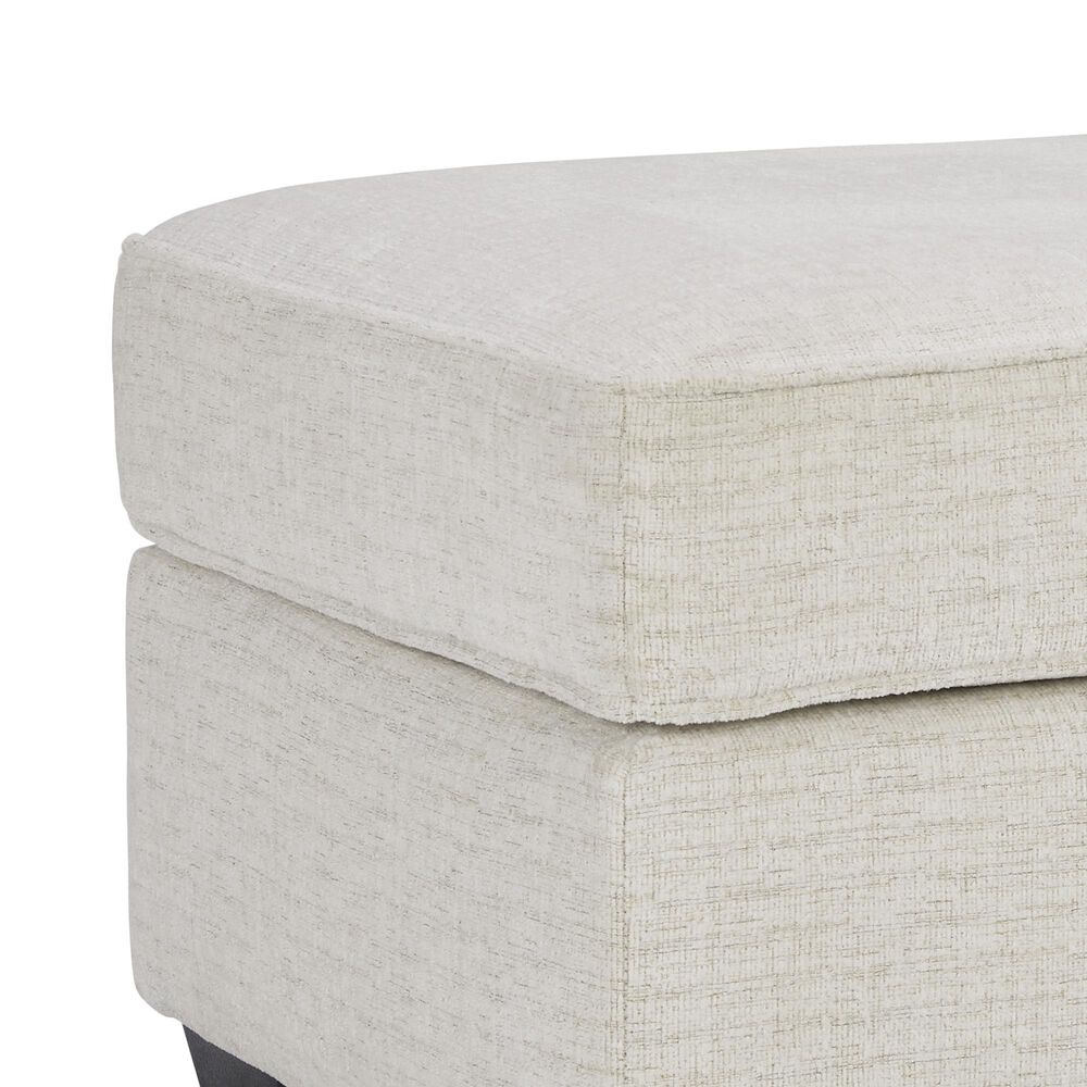 Ashley Cashton Ottoman in Snow, , large