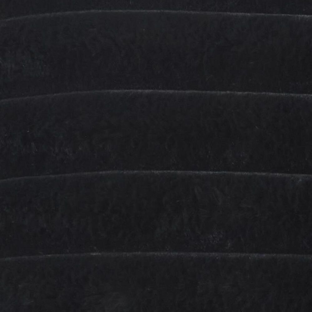 K &amp; K Interiors 60" Faux Fur Throw Blanket in Black, , large