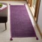 Safavieh Montauk 2"3" x 7" Purple and Black Runner, , large