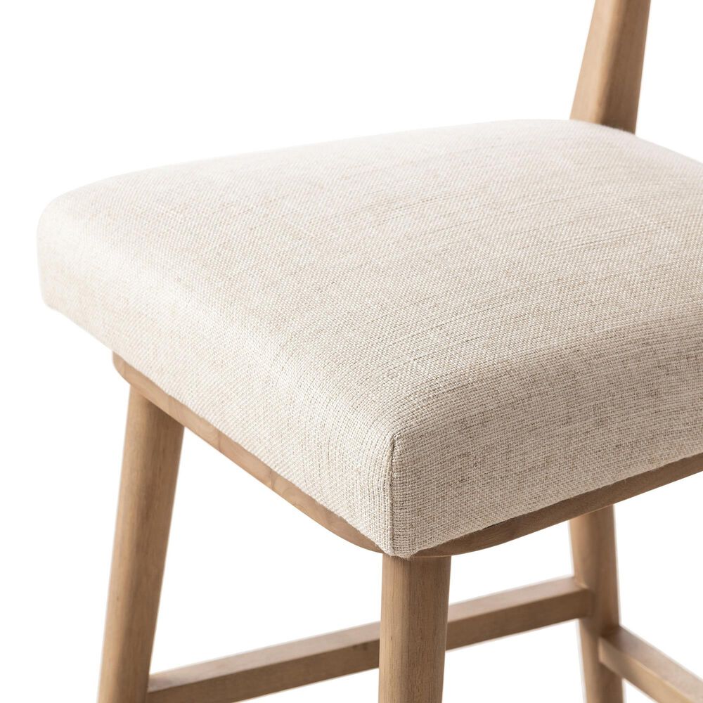 Four Hands Cardell Swivel Counter Stool in Washed Natural Parawood, , large