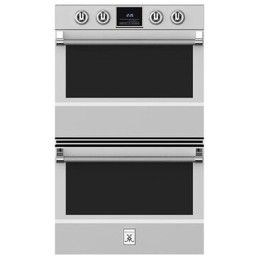 Hestan 30" Double Electric Wall Oven with Convection and TwinVection in Stainless Steel, , large