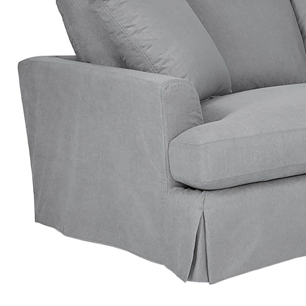 Blue River Ciara 3-Piece Stationary Sectional Sofa in Slate Gray, , large