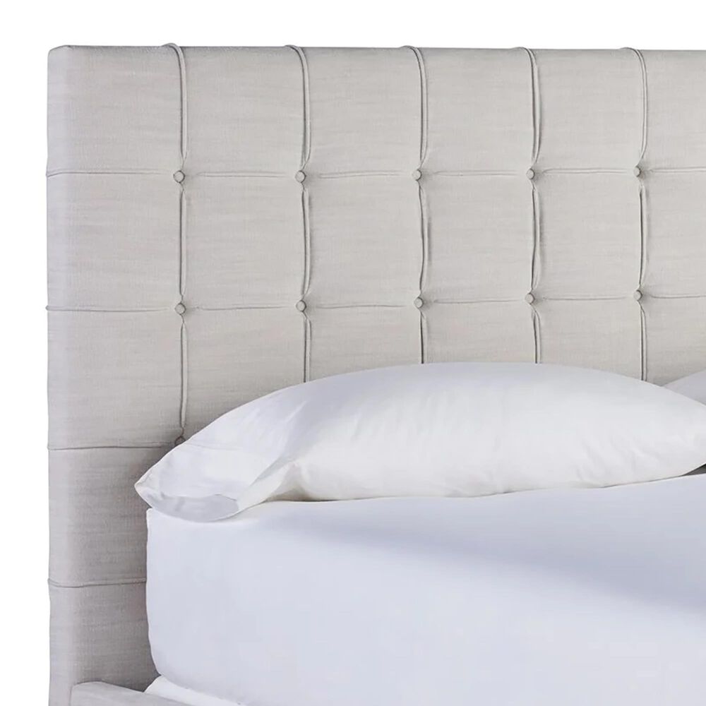 Furniture Worldwide Love Joy Bliss Uptown Queen Bed in Woven Pewter, , large