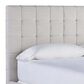 Furniture Worldwide Love Joy Bliss Uptown Queen Bed in Woven Pewter, , large