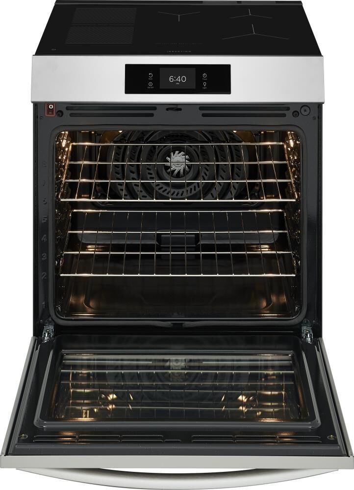 Frigidaire Gallery 30&quot; Freestanding Induction Convection Range with Stone-Baked Pizza in Stainless Steel, , large
