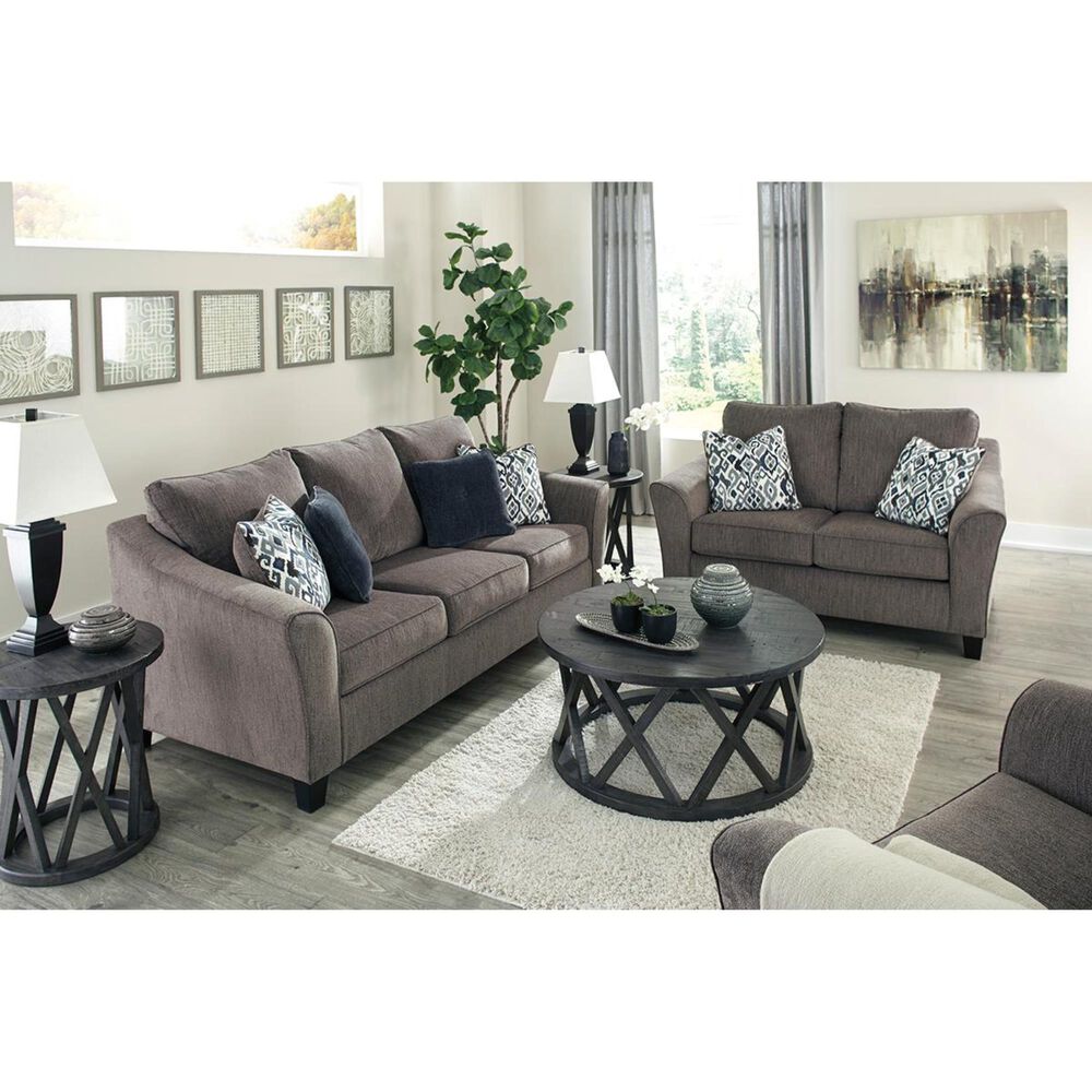 Signature Design by Ashley Nemoli Loveseat in Slate, , large