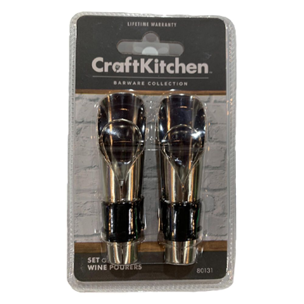 Squish Set of 2 Wine Pourers, , large