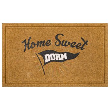 Karastan Bristol Home Sweet Dorm 1"6" x 2"6" Natural Door Mat, , large