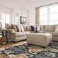 Ashley Baceno Oversized Accent Ottoman in Hemp, , large