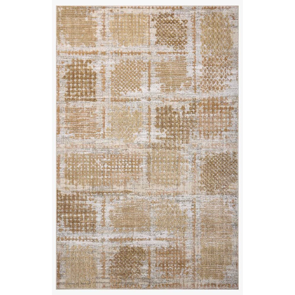 Loloi Wyatt 3"9" x 5"7" Adobe and Dove Area Rug, , large