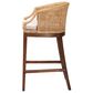 Baxton Studio Lumajang Bar Stool in Walnut Brown, , large