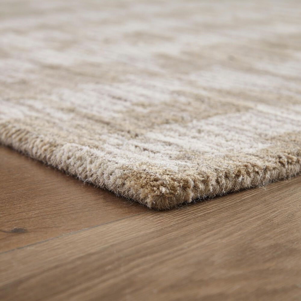 Ashley Abanlane 5&#39; x 7&#39; Brown and Cream Area Rug, , large