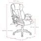 CorLiving Workspace Executive Office Chair in Steel Grey, , large