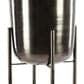 Maple and Jade Dome Indoor/Outdoor Planter with Removable Stand in Polished Black (Set of 2), , large