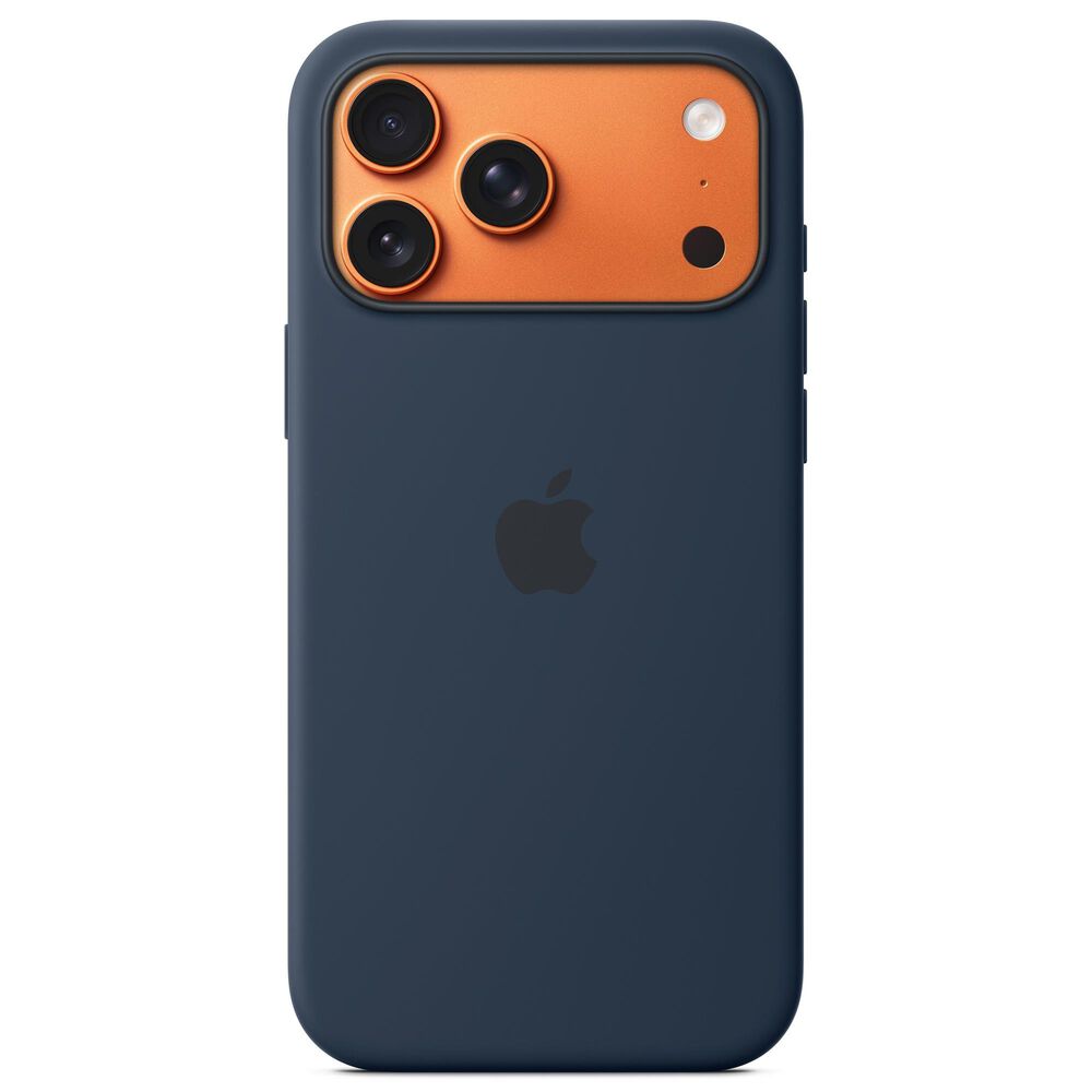 Apple Silicone Case with MagSafe for iPhone 17 Pro Max in Midnight, , large
