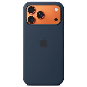 Apple Silicone Case with MagSafe for iPhone 17 Pro Max in Midnight, , large
