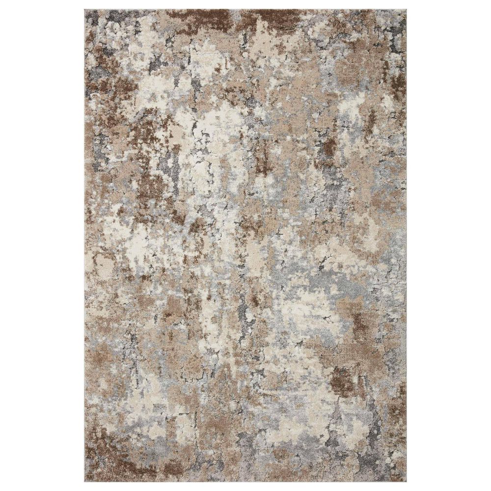 Loloi Theory Dove and Bark 2"7" x 13" Runner, , large
