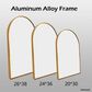 HOMLUX 20" x 30" Arched Mantle Mirror in Gold, , large
