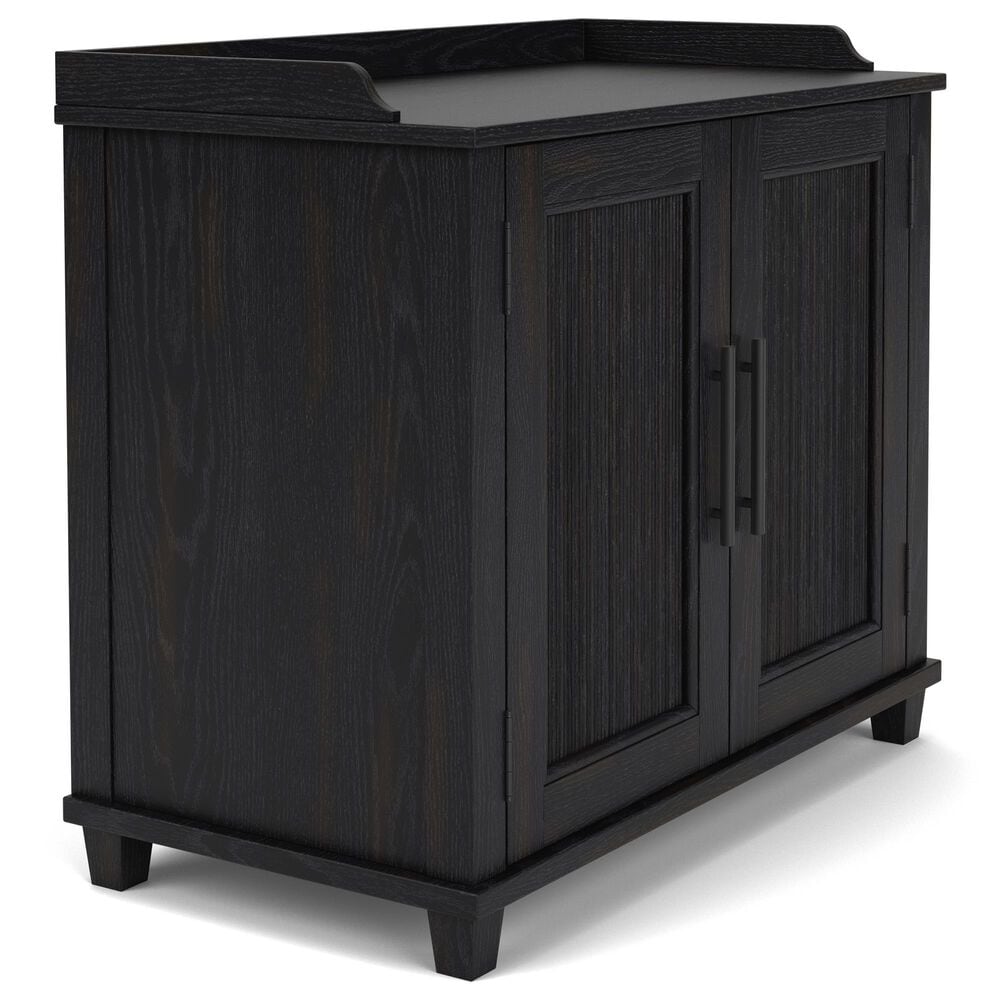 Riverside Furniture Calhoun Bachelors Chest in Ebony Whiskey Oak, , large