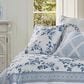 J. Queen New York Rialto 16" Square Throw Pillow in French Blue and White, , large