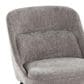 Lumisource Rina Side Chair with Grey Cushion in Black (Set of 2), , large