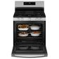 GE Appliances 2-Piece Kitchen Package with 5.3 Cu. Ft. Free-Standing Gas Range and 1.9 Cu. Ft. Over-The-Range Microwave in Stainless Steel and Black, , large