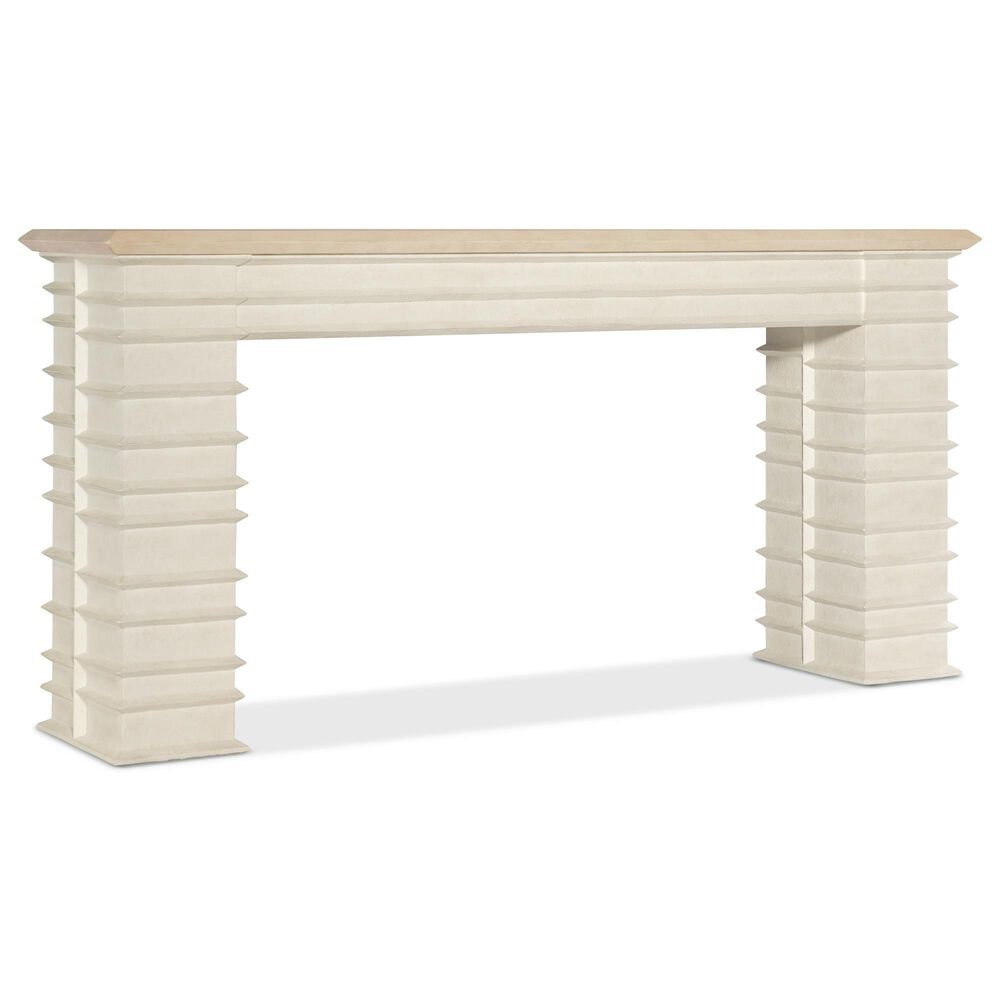 Hooker Furniture Commerce and Market Melrose Console Table in Whites, Cream and Beige, , large