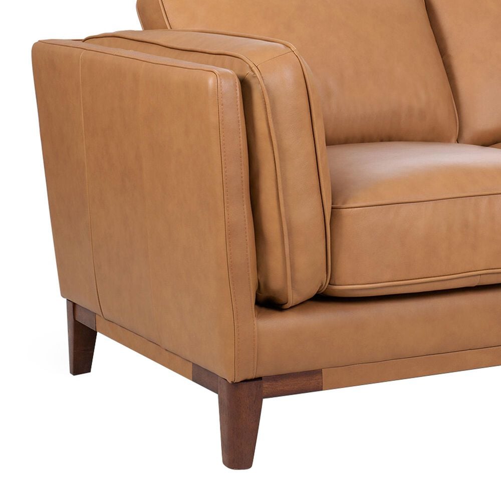 Italiano Furniture Pendry Stationary Sofa in Caramel Saddle, , large