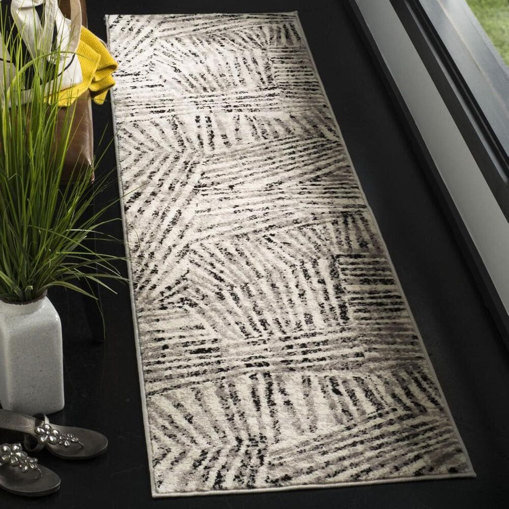 Safavieh Skyler SKY191K 2&#39; x 8&#39; Gray and Ivory Runner, , large
