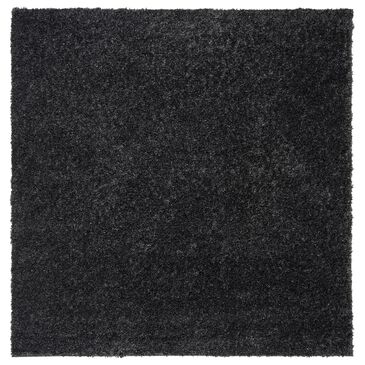 Safavieh August Shag AUG900H 4" Square Charcoal Area Rug, , large