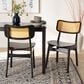 Baxton Studio Tafari Side Chair in Dark Brown and Light Brown (Set of 2), , large