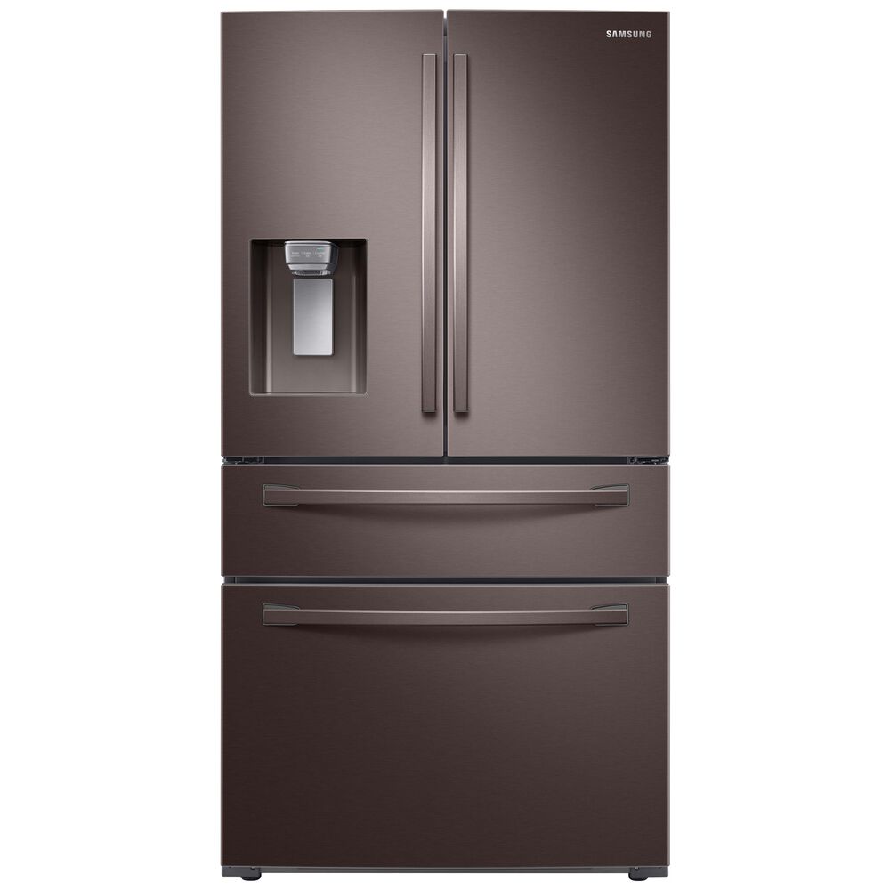 Samsung 4-Door French Door Refrigerator with Twin Cooling Plus in Tuscan Stainless Steel , , large