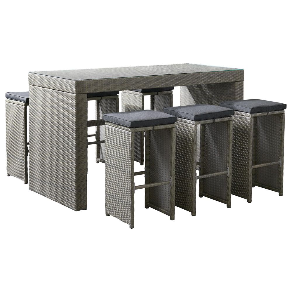 Timberlake Asti 7-Piece Dining Set in Gray, , large