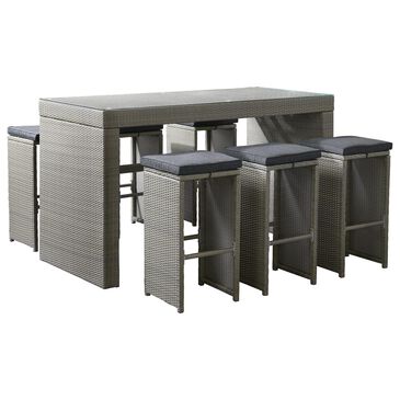 Timberlake Asti 7-Piece Dining Set in Gray, , large