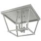 Hunter Laurel Ridge 4-Light Flush Mount in Brushed Nickel, , large