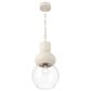 Creative Coop Cannon 1-Light Pendant in Ivory, , large