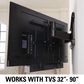 Sanus Advanced Tilt 4D Premium TV Wall Mount for 42" - 90" TVs with Soundbar Mount in Black, , large