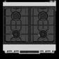 Thor Kitchen Gordon Ramsay 4.55 Cu. Ft. Professional Liquid Propane Range in Stainless Steel, , large