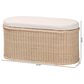 Baxton Studio Barid Oval Storage Bench in Natural, , large