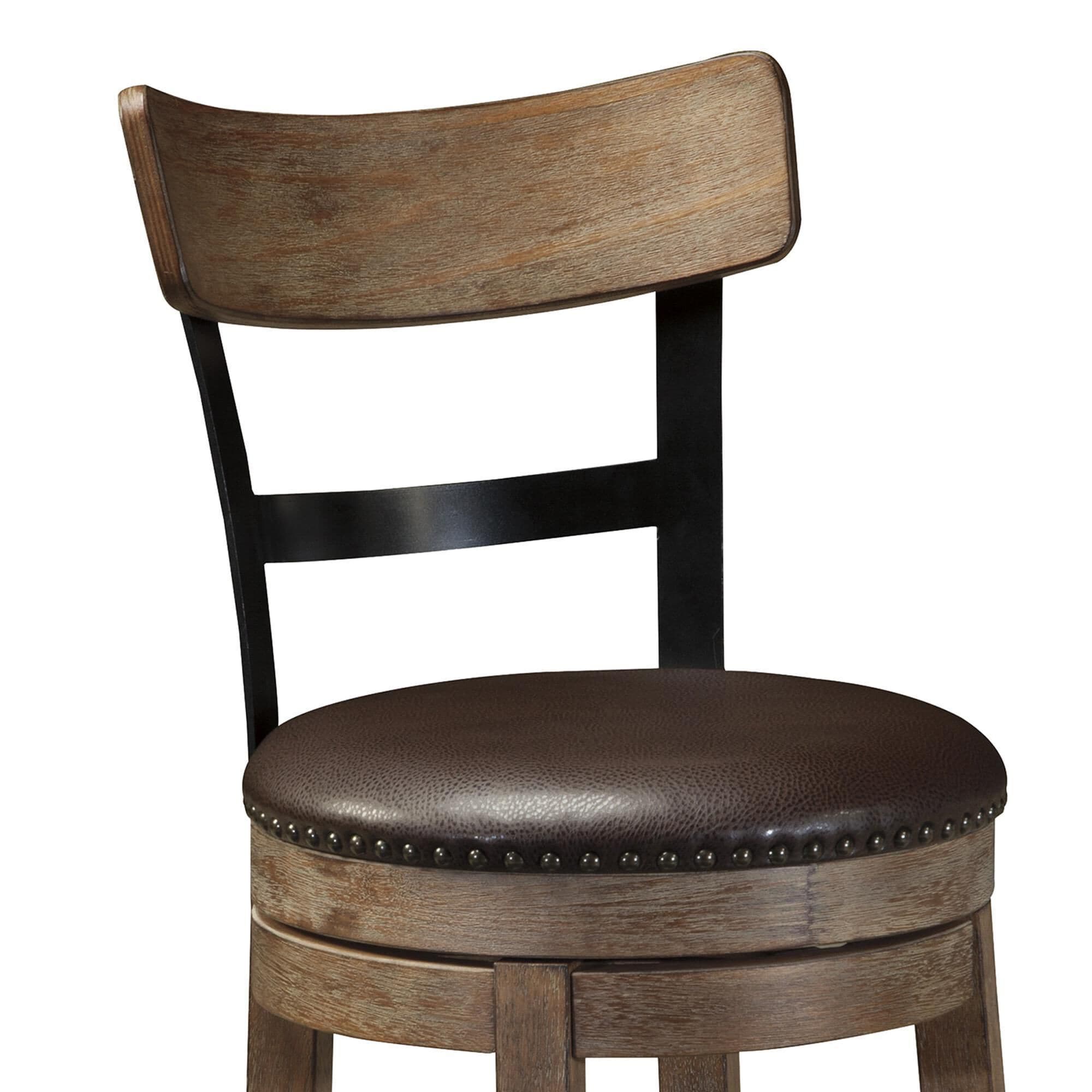 Signature Design by Ashley Pinnadel Swivel Counter Stool in Light