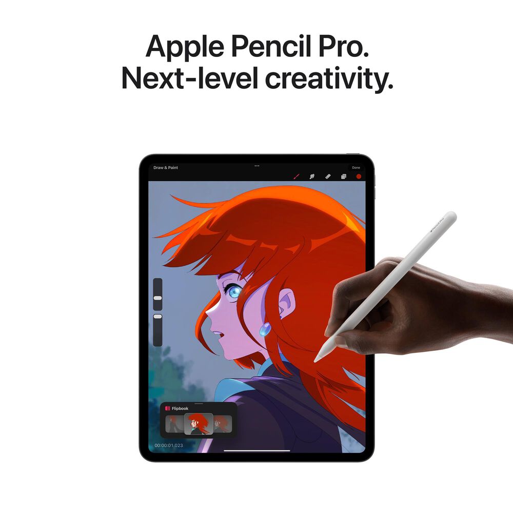 Apple iPad Pro 13-Inch M4 chip with Wi-Fi only - 2TB with Nano Texture Glass in Space Black, , large