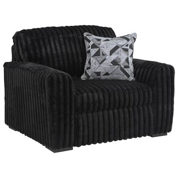 Ashley Midnight-Madness Chair and a Half in Onyx, , large