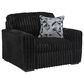 Ashley Midnight-Madness Chair and a Half in Onyx, , large