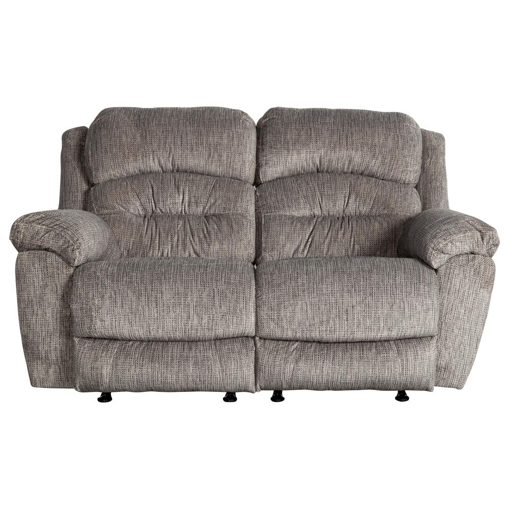 Moore Furniture Bellamy Rocking Recliner Loveseat in Cement, , large