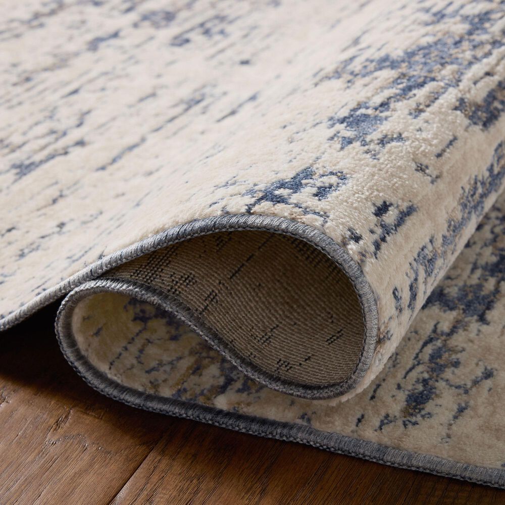 Loloi Nellie Dove and Blue 2&#39; x 3&#39; Area Rug, , large