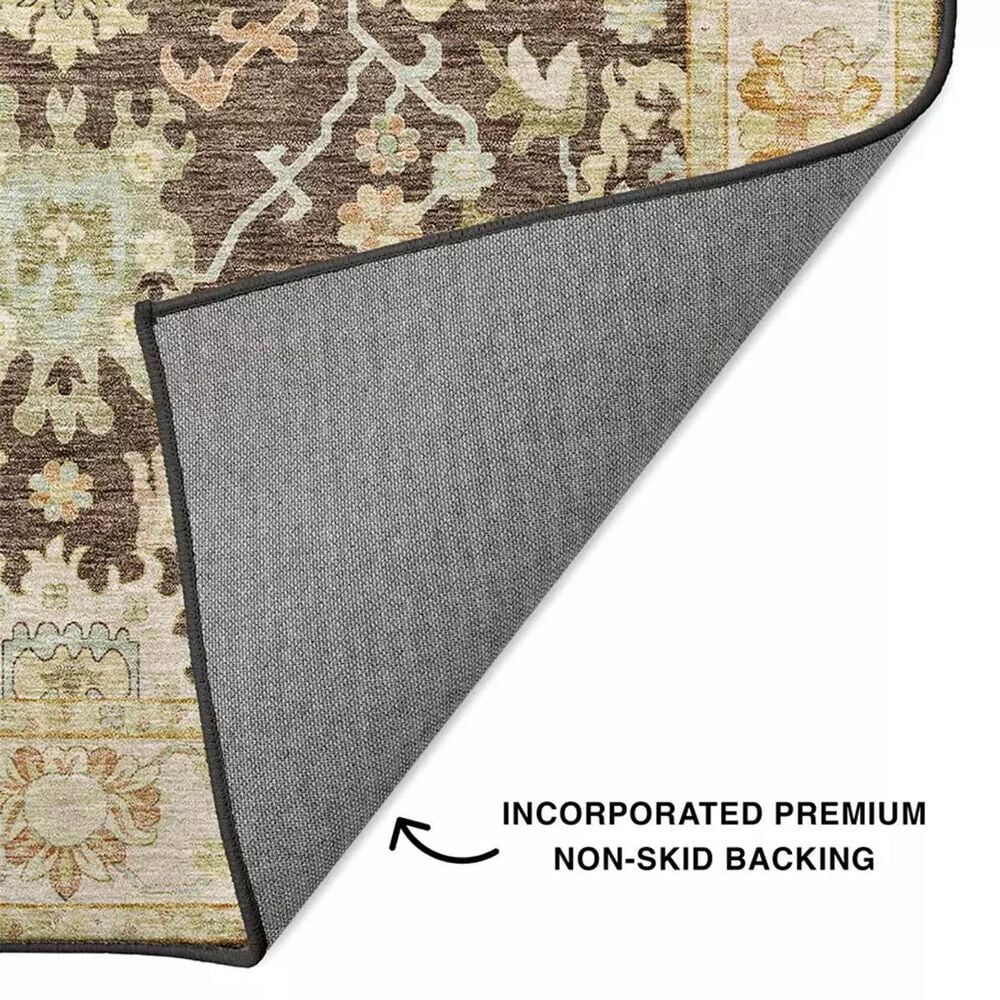 Dalyn Rug Company Hatay HY2 3&#39; x 5&#39; Chocolate Area Rug, , large