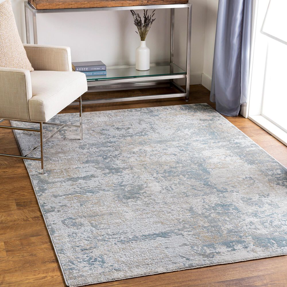 Surya Brunswick 10&#39; x 14&#39; Sage, Gray, White and Blue Area Rug, , large